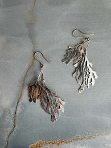Rimu rimu Sterling Silver Earrings by Kim Jobson