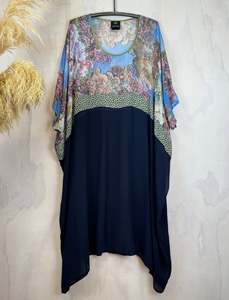 Juna T Dress | Ink Hydrangea