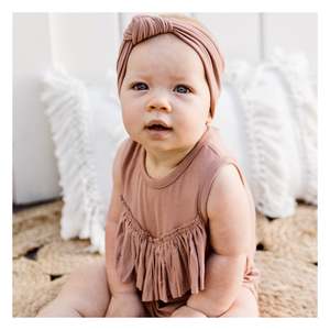 Fawne Frill Bodysuit - Dusty Pink