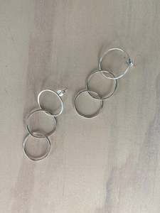 Michele Johnson Jewellry: Triple Circle Earrings | Studs