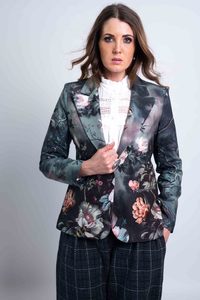 Sheryl May: Sheryl May | Sky Garden Linen Jacket
