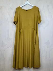 Linen: Pluto Annie Dress | Golden