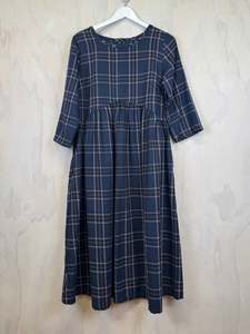 Pluto Tula Dress | Ink Tartan