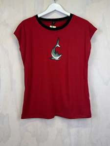 Pluto Alice Top | Red Merino Shark