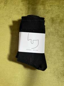 Knitwear 25: Slow Mesh Sox | Deep Black