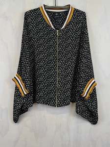 Tops Summer 24 25: Juna Drape Bomber | Dotty Daisy