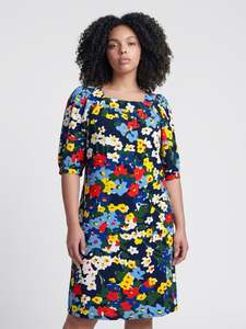 Vesta Cubic Dress - Painterly