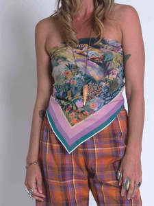 Sheryl May Fauvist Garden Scarf