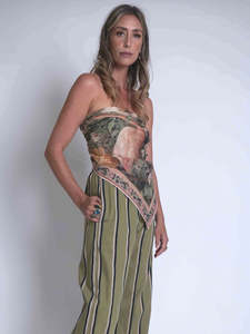 Sheryl May Flamingo Garden Scarf