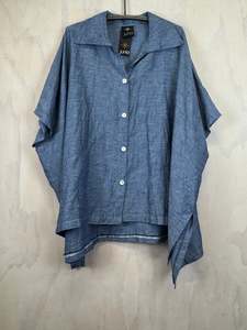 Juna Spring 26: Juna Slit Shirt | Chambray Blue