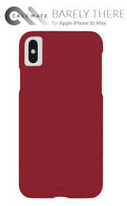 Casemate iPhone XS Max 6.5" Barely There Case - Cardinal / Red CM037996 846127181129