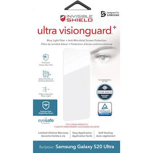 Samsung Galaxy S20 Ultra 6 9: Zagg Samsung Galaxy S20 Ultra 6.9" InvisibleShield VisionGuard Screen Protector 200204863 840056115224