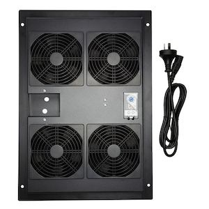 DYNAMIX Replacement Drop in Fan Tray for SR Series Cabinets. Includes Thermostat