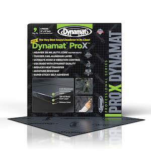 Dynamat: Dynamat Pro X (457Mm X 457Mm X 5Mm) - 4 Sheet Pack (0.84 Sq Metre Coverage)