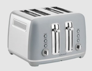 Gifts For Her: Morphy Richards Ascend Chrome 4-Slice Toaster - Upward Blue
