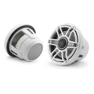 School: Jl Audio M6-880X-S-Gwgw 8.8" Marine Coaxial Speakers White Sport Grille With Led