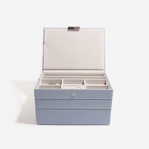 Stackers Classic Jewellery Box Set 3 Dusky Blue