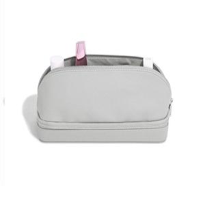 Stackers Makeup and Jewellery Bag Pebble Grey