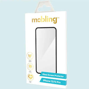 Iphone 12: Mobling iPhone 12/12 Pro Full Glass Screen Protector - Clear