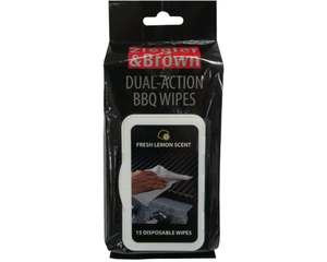 Ziggy / Ziegler & Brown Bbq Cleaning Wipes - 15 Pack