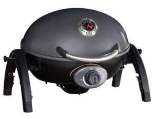 Ziggy Ziegler & Brown Classic 1B 1 Burner Grill LPG BBQ - Gunmetal Grey