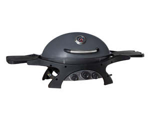 Highest: Ziggy Ziegler & Brown Classic 3B 3 Burner Grill Lpg BBQ - Gunmetal Grey