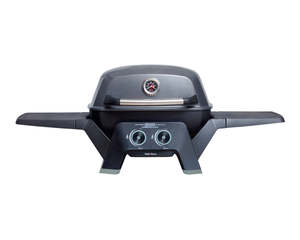 Ziggy Ziegler & Brown Elite 2B 2 Burner Grill Lpg BBQ - Gunmetal Grey