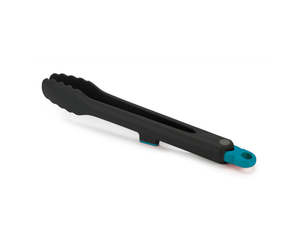 20 40: Joseph Joseph Duo Lockable Tongs with integrated tool rest