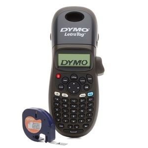 40 60: DYMO LetraTag 100H Handheld Label Maker, Black, with 13-character LCD Screen and