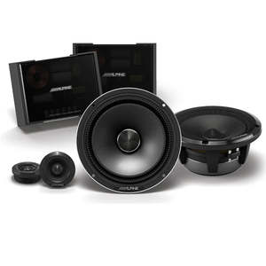 School: Alpine Status Series 6.5" Component Speaker 100W Rms 2-Way Slim-Fit