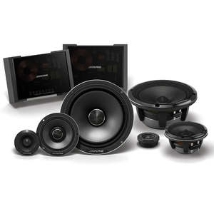 Alpine Status Series 6.5" Component Speaker 100W Rms 3-Way Slim-Fit