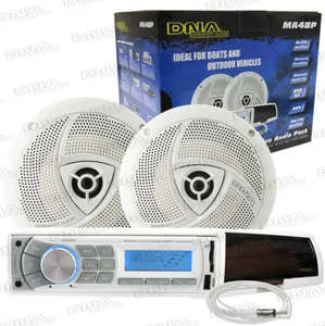 DNA Ultimate Marine Boat Pack - Headunit Head Unit 6.5" Speakers & Aerial