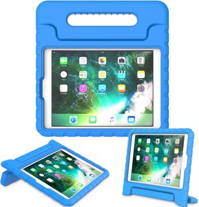 Kids Case for 9.7-inch iPad 5th & 6th Gen, iPad Air 1 & 2 - Blue - Mobile City