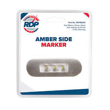 RED DOG AMBER MARKER CLEAR LENS RDP86AM
