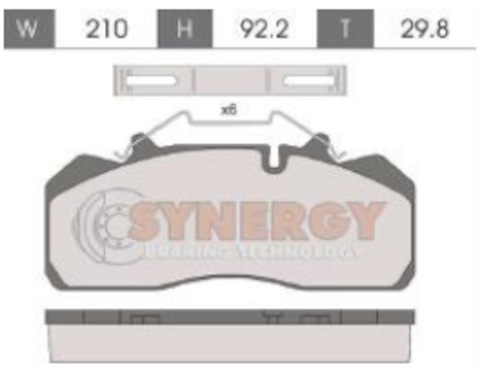 SAF PAN-19 BRAKE PADS