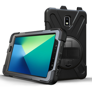 Products: Samsung Galaxy Tab Active 2 Case BRAECN Heavy Duty Shockproof Case with 360 Degree Rotating Handle Hand Strap/Kickstand and Carrying Shoulder Strap