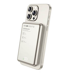 Power Banks: TOTU Slim Alloy Body Magsafe Wireless Power Bank 20W 10000mAh