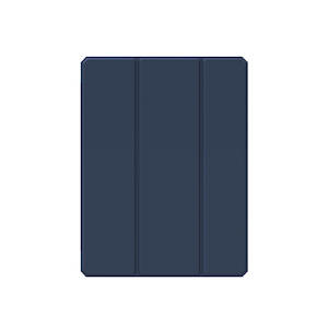 Tablets Accessories: iPad Air 13" 2025 Elysian Series Luxury PU Leather Tablet Case Stand with Pen Slot Blue