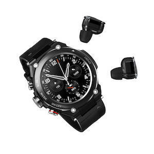 Smart Watchs: Mobie Large Screen Smartwatch with Wireless Bluetooth Earbuds T92