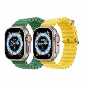 Watch Accessories: Mobie iWatch Ocean Silicone Watch Strap 42/44/45/49mm W96