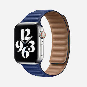 Watch Accessories: Mobie iWatch Leather Double Suction Strap Watch Band 42/44/45/49mm W52