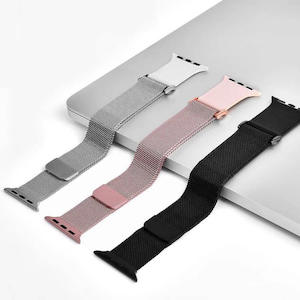 Mobie iWatch Classic Milan Metal & Leather Exquisite Strap Watch Band (38/40mm) WH5295