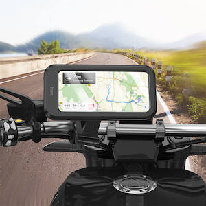 hoco Bicycle & Motorcycle Fully Enclosed Waterproof Mobile Phone Holder CA101