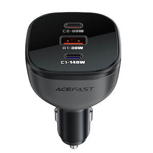 Car Charger: Acefast Multi-Port Fast Car Charger Type-C & USB-A 165W (100W+65W) B14