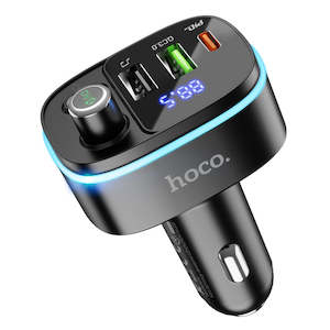 hoco. Fast PD 20W+QC 3.0 Car Bluetooth FM transmitter E62