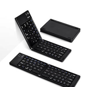 Keyboards: Coteci Portable Wireless Folding Bluetooth Keyboard