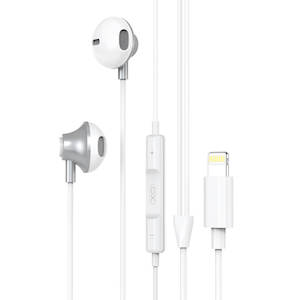 Wired Earphones: Mobie Plastic Half-in-ear Wired Earphones with Lightning Plug EP71