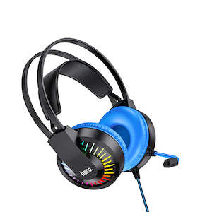 Wired Headphones: hoco. Joyful Gaming Headset with Mic and LED Light W105