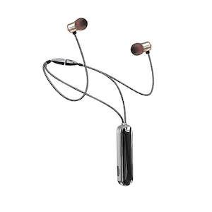 Wireless Earphones: Mobie Couple Fashion Shared Music Neckband Wireless Bluetooth Earbuds D24