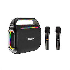 Speakers: Hifuture Dual Wireless Mics 12000mAh Karaoke Speaker Musicbox 200